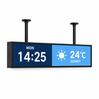 Alışveriş Merkezi Girişi Çift Ekranlı Çift Taraflı Uzatılmış Bar LCD Ekran Asılı Reklam Dijital Tabela WiFi Android İç Mekan