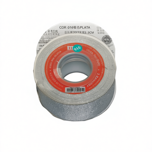 Il nastro metallico argentato 3,8 cm x 18,29 m decorativo per lavori artigianali - Product Image 2