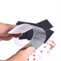 Cartes à jouer personnalisées 63*88 mm en papier écologique avec impression UV, pour cadeaux d'affaires, voyages en famille, fêtes, poker, avec boîte de rangement