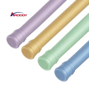ARODDY 25mm perde direkleri 35.4-63 in dekorasyon perde çubuklar aksesuarları ayarlanabilir duş perdesi direkleri çubuk genişletilebilir
