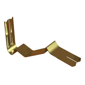 Custom Brass Copper Nickel Plated Electrical Contact Spring Clips