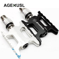 Aceoffix pour CNC Titanium Pédale de vélo à dégagement rapide gauche pour vélos de route Brompton PD25 3 pédales de vélo à roulement