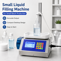 Machine de remplissage de liquides compacte à tête unique, remplisseuse automatique pour les petites entreprises