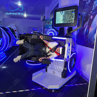 Silla de Realidad Virtual con Rotación de 360 Grados, Equipo de Realidad Virtual para Parques de Atracciones, Centros Comerciales