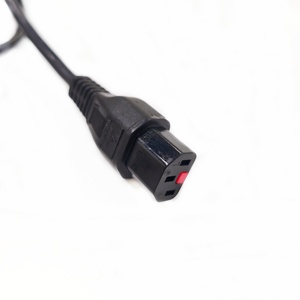 Vente directe usine – Câble d'alimentation 10A 250V IEC320 V-Lock C14 vers V-Lock C13, cordon d'alimentation verrouillable C13 vers C14 pour <span class=keywords><strong>UPS</strong></span> PDU - Product Image 4