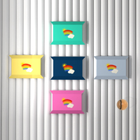 Boîte à oreiller de luxe personnalisée avec logo, petite taille, pour accessoires, bonbons de mariage
