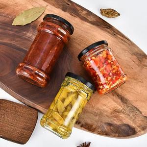 Bocaux en verre ronds pour conserves, confitures, miel, cornichons, contenants alimentaires, sauce chili – Nouveau style rond - Product Image 6