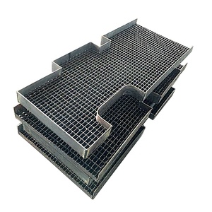 Plataforma de Pasarela Galvanizada por Inmersión en Caliente, Placa de Cubierta para Remolque, Drenaje de <span class=keywords><strong>Pared</strong></span>, <span class=keywords><strong>Rejilla</strong></span> de Acero - Product Image 4