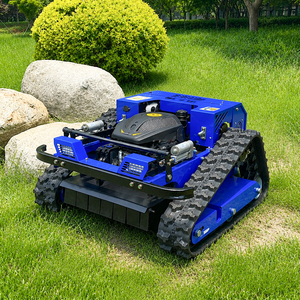 Cortadora de Césped con Motor de Gasolina de 4 Tiempos, Control Remoto, Todoterreno, con Orugas, para Pendientes, con Ancho de Corte de 500 mm - Product Image 1
