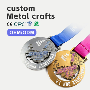 Venta al por mayor de alfileres esmaltados suaves personalizados girasol y alfileres de metal de aleación de zinc chapado en oro/plata 3D diseño de medalla de girasol - Product Image 2