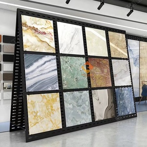 Hiện Đại Thân Thiện Với Môi Gốm Hiển Thị Đứng Đá Kim Loại Đục Lỗ Tấm Khóa Tường Cho Sàn Gỗ Cửa Hàng Bán Lẻ Triển Lãm Nhà Máy - Product Image 6