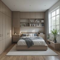 Contreplaqué stratifié en bois de première qualité certifié E0, 18 mm, double face mélaminée, finition brillante, pour salon et cuisine