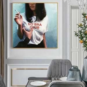Abstract No Bar Club Girl dipinti su tela su the Wall Art <span class=keywords><strong>poster</strong></span> e stampe Modern Bad Girls WaLL Pictures For Living Room - Product Image 2