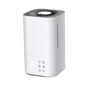 Mini Ultrasonic <b>Humidifier</b> WiFi App-Controlled Aroma <b>Diffuser</b> LED Screen 360 Double Layers Mist Nozzle Black Household Hotel - Product Image 2