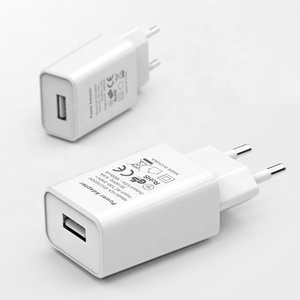 Quality EU Adapter DC5V 1A USB <strong>Interface</strong> Convenient Portable Black White Travel Phone Charging Head European Wall Charger Plug - Product Image 3
