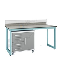 Banc de laboratoire de salle de classe de chimie scolaire Table de travail en résine époxy banc de travail de laboratoire