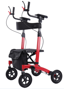 Aide à la marche légère à 4 roues avec siège pliable pour un déplacement optimal. - Product Image 2