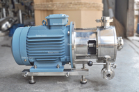 Flowtam Mixer geser tinggi Lab merek, pompa elektromagizer, pengesetan inline