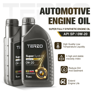 น้ำมันหล่อลื่นเครื่องยนต์เบนซิน TERZO SuperSynth FE 0W20 API SP ILSAC GF 6A PAO Ester สังเคราะห์แท้ สำหรับรถยนต์เทอร์โบของยุโรป - Product Image 4