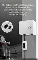 Boîte de distribution de charge de véhicules électriques imperméable à l'extérieur, nouvelle énergie, indice de protection IP54, 63A, 220V, 2 prises, acier laminé à froid, poudre