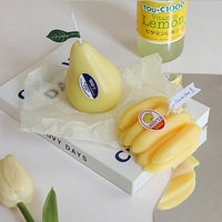 Neues Design Handgefertigte Paraffin-Wachs-Kunstkerzen mit Eigenem Logo - Fruchtförmige Duftkerzen für Heimdekoration & Großhandel