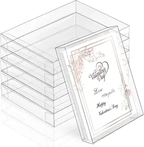 Personalised Custom Frosted Clear Acrylic Wedding Invitations with Box and menu cards and birthday invitation cards