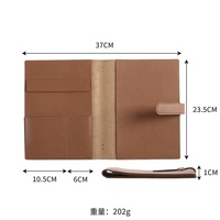 Porte-documents en cuir PU personnalisé fait à la main pour le bureau
