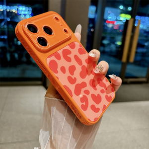 เคสโทรศัพท์มือถือลายเสือดาวแบบกระจกนิรภัยสำหรับ iPhone 16 15 14 17 Pro, เคสสำหรับ iPhone 18 Pro Max รุ่นผู้หญิง - Product Image 5