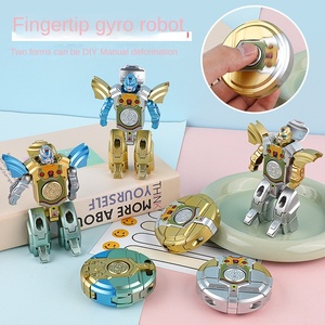 Wholesale Small Toy Transforming Gyro Robot Finger Fidget Spinner Rotating Mechanical Transformation Sensory Toys Stress Relief - Product Image 2