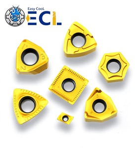 Plaquettes de fraisage CNC triangulaires dorées en carbure revêtues d'étain pour outils de coupe - Product Image 4