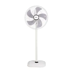 Stile moderno uso domestico ventilatore da 18 "con supporto Design ad anello di protezione Ultra largo AC/DC Power 4 velocità 5 Big As Blades ventola per griglia in plastica