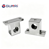 Supports d'axe linéaire en T haute performance avec vis de réglage, supports d'axe optique vertical épaissis SHTBN