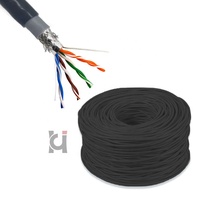 Cable de Red Ethernet CAT6 UTP RJ45 de 1m, Suministro de Fábrica, Personalizado, 4 Pares, 23AWG, Cables de Comunicación Blindados de PVC, 250MHz, Sin Oxígeno