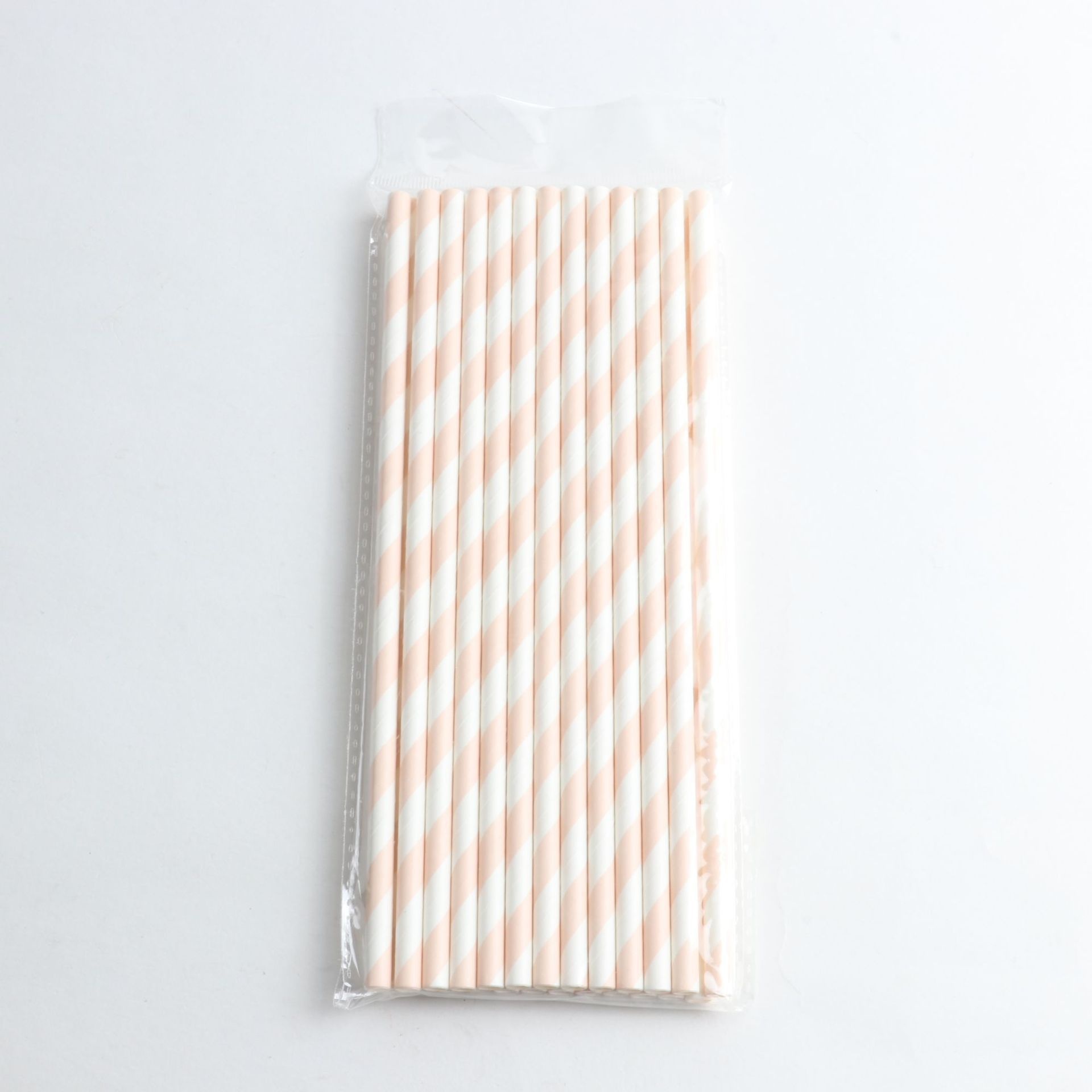 Disposable Colorful Striped Biodegradable Paper Straws for Restaurant Beverages for Juice Serving