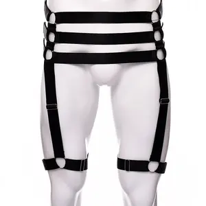 Harnais en Polyester Pastel <span class=keywords><strong>pour</strong></span> garçon gay, haut, <span class=keywords><strong>bas</strong></span>, taille, jambes, Bondage, Lingerie, ceinture à bretelles, fête érotique, 2021 - Product Image 1