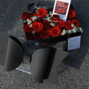 Wholesale Bow <strong>Flower</strong> <strong>Box</strong> Transparent Fruit <strong>Flower</strong> Gift <strong>Box</strong> Cake <strong>Box</strong> for Wedding Valentine'sday - Product Image 6