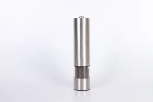 Hot Sales Wholesale Stainless Steel Electric Salt And Pepper Grinder With Led Light