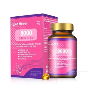 תמצית ענבים qianmei תמצית 60 כמוסות למבוגרים עור הבהרת - Product Image 5