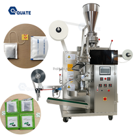 Machine d'emballage automatique de sachets de thé haute efficacité pour petites entreprises, machine d'emballage de sachets de thé à double enveloppe (intérieur et extérieur)