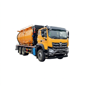 Camión de Succión de Aguas Residuales Foton Daimler Jet con Motor Yuchai Opcional, Limpiador de Alcantarillado de 18-22 CBM, Camión de Succión de Aguas Residuales de Alta Capacidad con 3 Ejes - Product Image 1