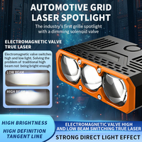 Nouvel Arrivage : Phares LED de Calandre 200W, Éclairage LED Avant Automobile, Projecteurs de Calandre pour Voiture, Mini Projecteur LED Auxiliaire