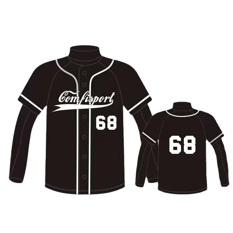 Мужская Бейсбольная Футболка Icer Brands NFL, Сетчатая футболка на пуговицах, Цвет команды