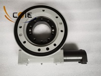 Plateforme rotative à entraînement par vis sans fin, roulements de rotation, précision 0.2, rapport de transmission 71:1, couple 1420 N.m, matériau QT450 pour