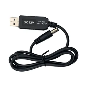 USB 5V to DC12V 스텝 업 케이블 USB 전원 코드 부스트 변환기 전원 5.5*2.1mm 라우터 Led 스트립 라이트 가전 제품