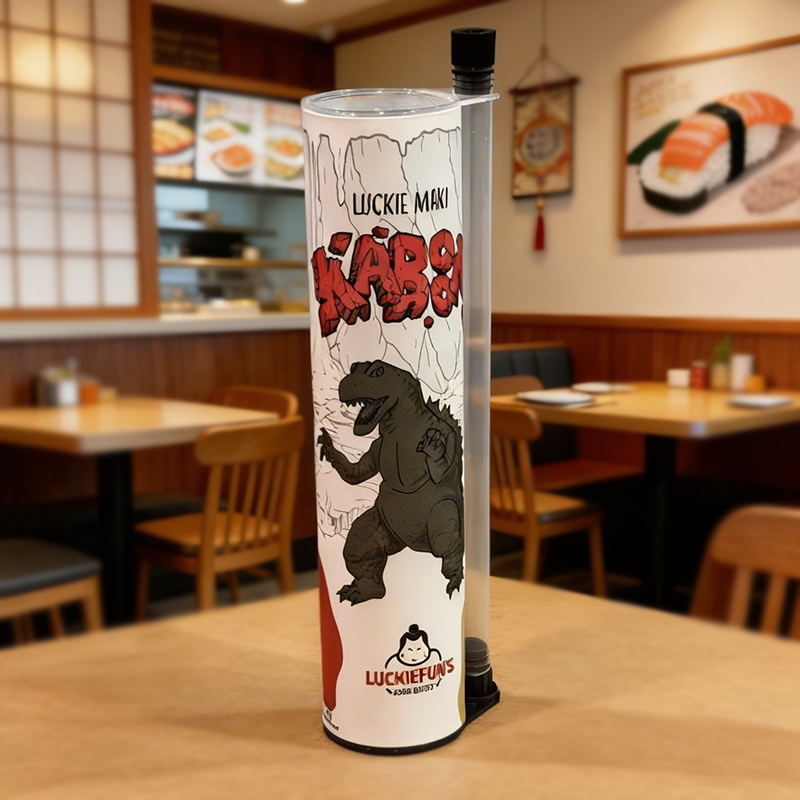 Sushi Paper Cylindrical Tube OEM/ODM Eco-Friendly Premium Custom Exquisite Small Size Push Pop Container for Commercial Cooking