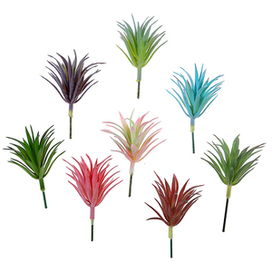 Cabezas de Flores Suculentas Artificiales, Mini Planta de <span class=keywords><strong>Echeveria</strong></span> con Efecto Flocado, Decoración de Pared, Diseño DIY, Vegetación Artificial para Interiores, Bodas - Product Image 1