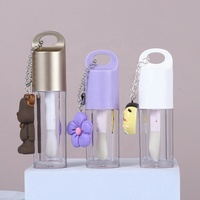 Tube de brillant à lèvres de luxe léger plaqué or CY063 3,5 ml 5 ml, tube vide avec pendentif, flacon multi-têtes pour brillant à lèvres et correcteur