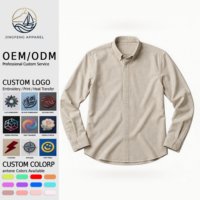 Chemise décontractée Oxford pour homme en coton 100% extra-long staple avec patte de boutonnage cachée et logo personnalisé – Vente en gros pour usage quotidien
