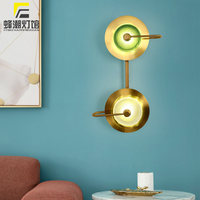 Applique Murale LED en Verre de Luxe Créative Postmoderne Nordique pour Salon, Couloir, Chambre à Coucher, Chevet, Escalier