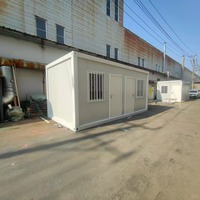 Maison préfabriquée en conteneur, maison modulaire portable préfabriquée, structure en acier, bâtiment personnalisé, hébergement pour travailleurs, bureau